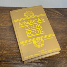 Vintage America’s Cook Book 3rd edition, 1943 including wartime supplement WWII picture