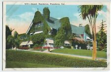 Adolphus Busch Residence Pasadena CA Orange Grove Blvd postcard A3 picture