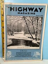 1932 Jan. The Highway Magazine - Highways, Railways & Bridges & Infrastructure picture