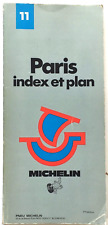 PARIS France - 1973 Michelin Street Guide & City Maps picture
