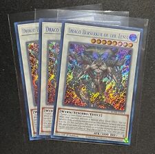 3x Draco Berserker of the Tenyi BLMR-EN074 1st Edition Secret Rare Yu-Gi-Oh NM picture
