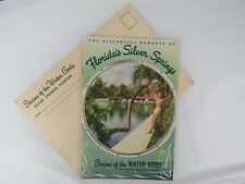 Original Vintage 1948 'Florida's Silver Springs' w/envelope Program & photos  picture