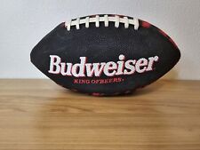 Vintage 90s Budweiser Flames Mid Size Football Ball picture