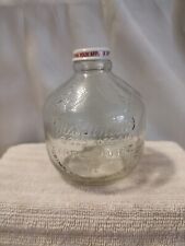 🔥 Vintage Martinelli's Gold Medal Apple Juice Glass Jar Bottle 10 Oz w Lid picture