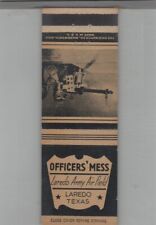 Matchbook Cover Officers' Mess Laredo Army Air Field Laredo, TX picture