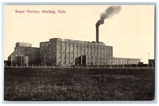 Sterling Colorado CO Postcard Sugar Factory Building Exterior c1910's Antique picture