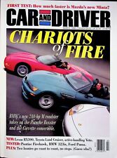 CHARIOTS OF FIRE - Car And Driver Magazine, JULY Vol.42, No.9 1998  picture