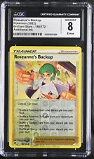 Pokemon Card Roseanne's Backup 148/172 ERROR Additional Ink CGC 8NM/M picture