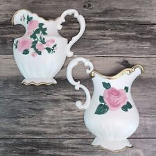 Vintage Set Of Burwood Home Interiors Plastic Teapots Wall Pockets  picture