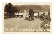 1920s Deep Creek Lake Maryland MD RPPC Photo picture