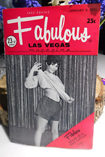 Vintage Fabulous Las Vegas Magazine jan. 1971  Gigi Bernas sammy davis jr unused picture