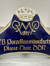 Vintage German VEB Porzellanmanufaktur Plaue (PMP)  Porcelain Advertising Plaque picture