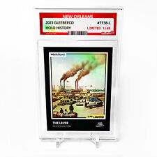 THE LEVEE - NEW ORLEANS 1884 Poster 2023 GleeBeeCo Holo Card #TF38-L /49 picture