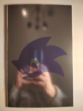 Sonic The Hedgehog #1, VF/NM, 9.0, C2E2 IDW 2024, Foil Logo Virgin Exclusive picture