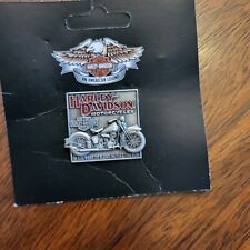 Vintage Original GENUINE NOS Harley Davidson Motorcycle Knuckle Panhead Vest Pin picture