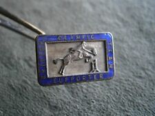 British Equestrian Olympic Team Supporter Vintage Enamel Pin Badge ~ 5.5g picture