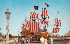 1960 Postmark On Early Disneyland Postcard. 