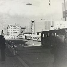 Vintage 1963 Black and White Photo Checkpoint Charlie Berlin Germany Wall Cross picture