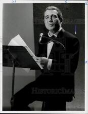 1969 Press Photo Singer Perry Como on 