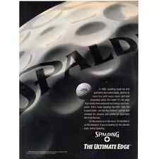 Vintage 1989 Print Ad for Spalding Golf Balls picture