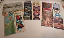 Lot Of Vintage Iowa Road Maps. Great Shape. Minimal Marks Or Tears 80s 90s picture