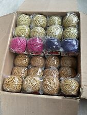 Huge Lot (40) Vintage Doubl Glo Christmas Twine Gift Parcel Tie String 5,000 ft picture