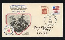 Bruce Donald Jaques signed autograph auto First Day Cover WWII ACE USN picture