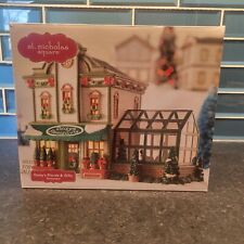 St. Nicholas Square Christmas Village Daisy's Floral And Gifts Lighted RETIRED picture