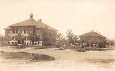 RPPC Glendive Montana Dawson County High School 1921 Real Photo Postcard picture