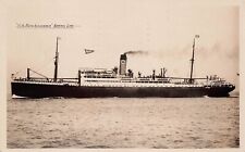 RPPC SS Ruth Alexander Admiral Line Puget Sound Ship Photo Vtg Postcard C7 picture