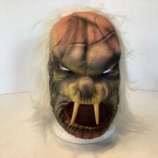 Topstone Rubber Latex Mask Adult Halloween Scary Zombie Swamp Monster Fangs Hair picture