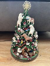 Danbury Mint English Bulldog Lighted Christmas Tree Retired 12
