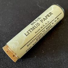 Vintage Clay Adams Precision Blue Litmus Paper Tube with Cork Lid picture