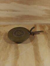 Antique Korean Brass Silent Butler Ashtray Bed Warmer With Handle Vtg picture