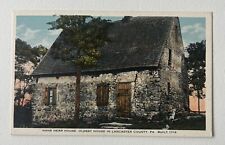 Lancaster County Pennsylvania~Front of Hans Herr House~Vintage Postcard picture