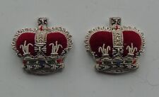British Army Household Division Embroidered/Bullion Majors Rank Crowns picture