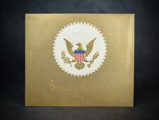 1956 President Dwight Eisenhower - Official large White House Christmas Card picture