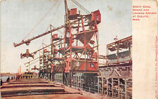  Great Coal Docks and Loading Cranes at Duluth, Minnesota VTG Unposted  Postcard picture