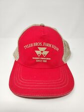 Tyler Bros. Farm Equip Massey Ferguson Since 1980 Ball Cap Mesh Back  picture