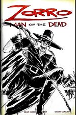 Zorro Man Of The Dead 1 Massive Sketch Variant Cover W Original Dave Castr Art picture