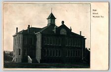 Postcard High School - Marshall Texas 1907 picture