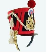 Medieval Napoleonic Shako Helmet, Leather Shako Helmet gift new picture