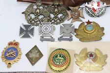 Rare Collection 12 Military Badges Hat Pin Insignia Canada US Europe World Army picture