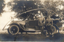 WWI German Wire Cutter Army Staff Car Automobile Guns Real Photo Postcard picture