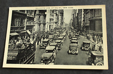 Fifth Ave NYC at 50th Street New York Real Photo Postcard RPPC picture