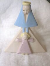 VERY RARE Mid Century Hedi Schoop Figurine  Madonna & Child Triangular 5