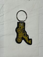 Vintage Keychain MICHIGAN L320 Key Ring Fob Loader Tractor USA Made picture