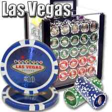 New 1000 Las Vegas Poker Chips Set with Acrylic Case - Pick Denominations picture