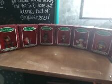 Lot Of 6 Hand Crafted Collectible Christmas Ornaments Boxed picture