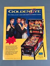 Goldeneye 007 Flyer New NOS PROMO Sega Pinball Machine Art Artwork Retro picture